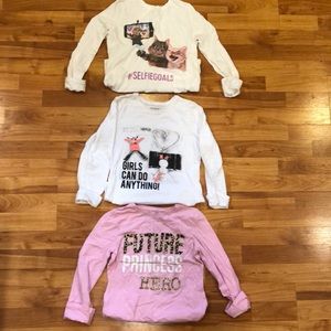 3 Children’s place Long Sleeve Shirts Sz 10.